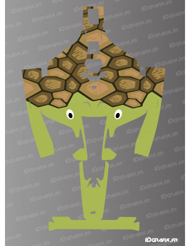 Turtle Edition Sticker - Mammotion LUBA 2 Lawnmower Robot - Idgrafix