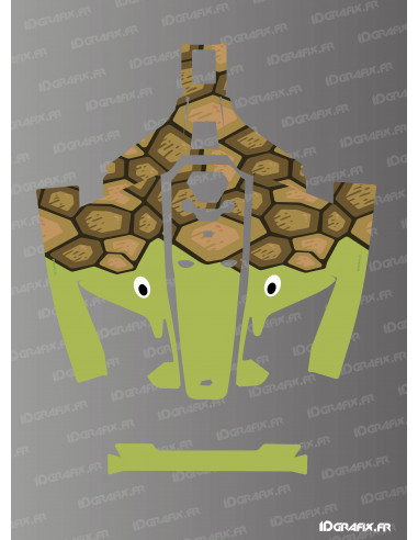 Turtle Edition Aufkleber - Mammotion LUBA 1 Rasenmäherroboter - Idgrafix