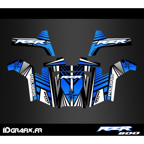 Kit dekor Line Edition (Blau) - IDgrafix - Polaris RZR 800