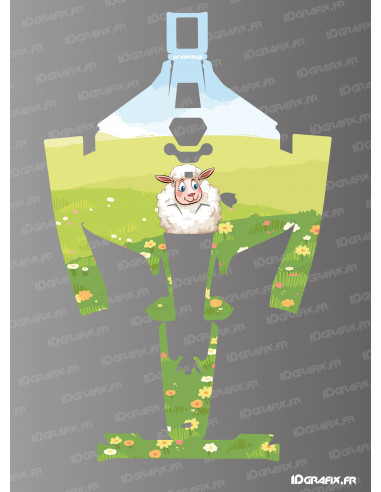 Prairie Edition Sticker - Mammotion LUBA 2 Lawnmower Robot - Idgrafix
