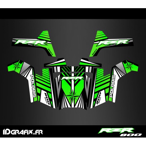 Kit dekor Line Edition (Grün) - IDgrafix - Polaris RZR 800