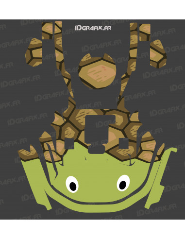 Adesivo Turtle Edition - Robot tagliaerba KRESS RTK - Serie KR - Idgrafix