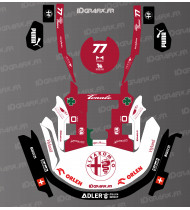 Aufkleber Alfa Roméo F1 Edition – Robotermäher KRESS RTK – KR-Serie – Idgrafix