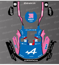 Adhesiu Alpine F1 Edition - Robot de sega KRESS RTK - Sèrie KR - Idgrafix