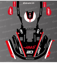 Aufkleber Haas F1 Edition – Robotermäher KRESS RTK – KR-Serie – Idgrafix