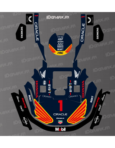 Sticker Honda F1 Edition - KRESS RTK robotic mower - KR series - Idgrafix