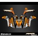 Kit dekor Line Edition (Orange) - IDgrafix - Polaris RZR 800 -idgrafix