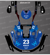 Aufkleber Williams F1 Edition – Robotermäher KRESS RTK – KR-Serie – Idgrafix
