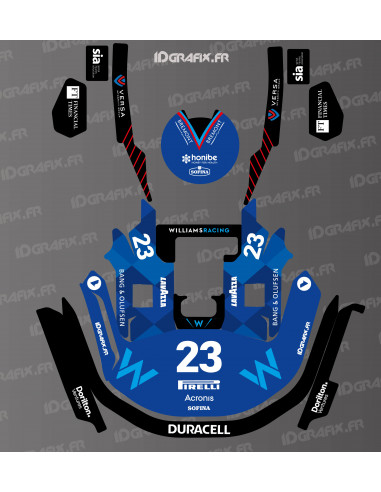 Adhesiu Williams F1 Edition - Tallagespa robòtica KRESS RTK - Sèrie KR - Idgrafix