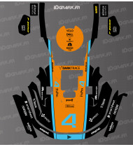 Sticker Mc Laren F1 Edition - KRESS RTK mowing robot - KR series - Idgrafix