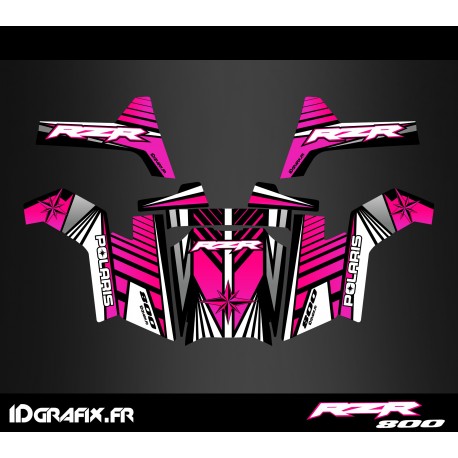 Kit de decoració Línia d'Edició (Rosa) - IDgrafix - Polaris RZR 800 -idgrafix