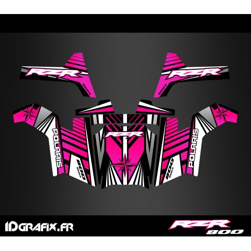 Kit dekor Line Edition (Pink) - IDgrafix - Polaris RZR 800