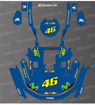 Aufkleber Rossi Moto GP Edition – KRESS RTK Mähroboter – KR-Serie – Idgrafix