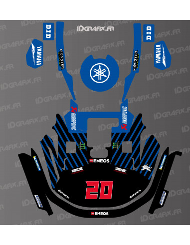 Adhesivo Quartararo Moto GP Edition - Robot cortacésped KRESS RTK - Serie KR - Idgrafix