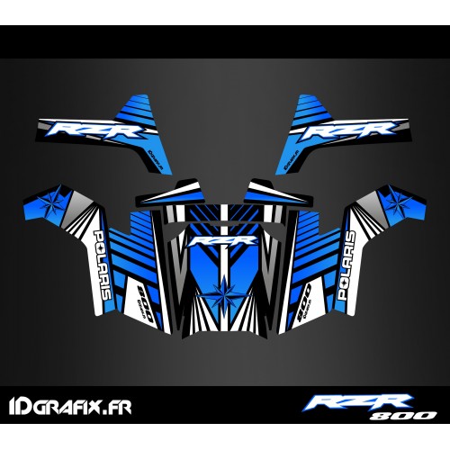Kit dekor Line Edition (Blau) - IDgrafix - Polaris RZR 800S