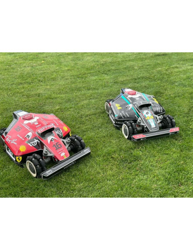 F1 Mercedes 2024 Edition Sticker - Mammotion LUBA 2 Lawnmower Robot - Idgrafix