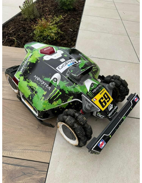 Sticker Monster Edition (Vert) - Robot de tonte Mammotion LUBA 2 -  Idgrafix