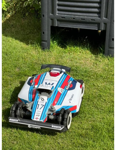 F1 Martini Edition Sticker - Mammotion LUBA 2 Lawnmower Robot - Idgrafix