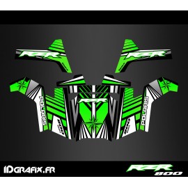 Kit de decoració Línia d'Edició (Verd) - IDgrafix - Polaris RZR 800S -idgrafix