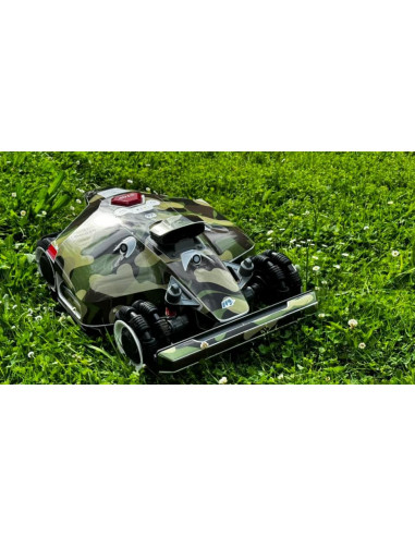 Pegatina Camo Army Edition (Verde) - Cortacésped robótico Mammotion LUBA 2