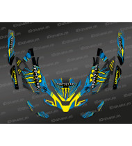 Monster Edition-Dekorationsset (blau) – Idgrafix – CF Moto ZForce Sport – Idgrafix
