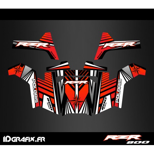 Kit dekor Line Edition (Rot) - IDgrafix - Polaris RZR 800S