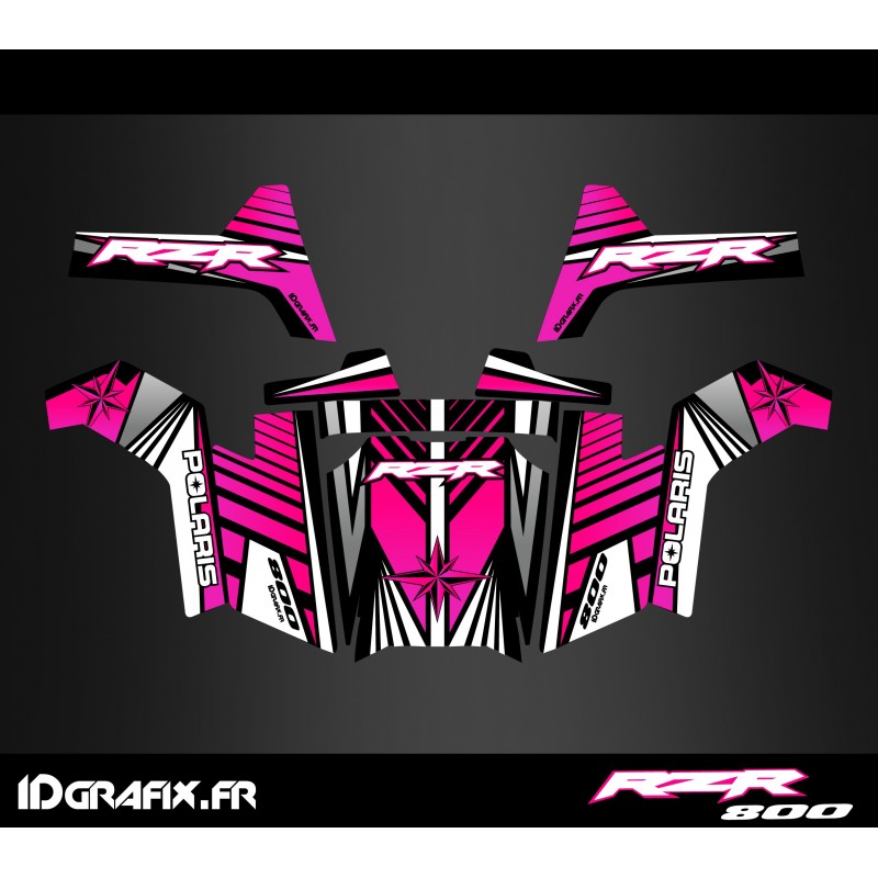 Kit dekor Line Edition (Pink) - IDgrafix - Polaris RZR 800S -idgrafix