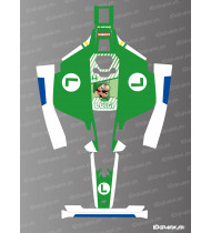 Adesivo Luigi Edition - Robot tagliaerba Mammotion LUBA 2 - Idgrafix