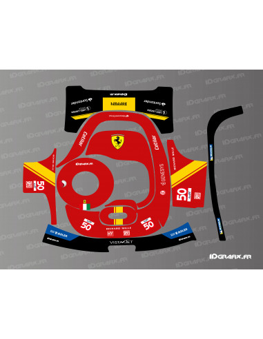 Sticker Scuderia Le Mans Edition - Segway Navimow H mowing robot - Idgrafix