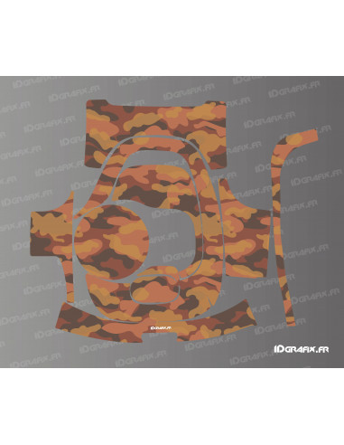Camo Edition Sticker (Brown) - Segway Navimow H mowing robot - Idgrafix