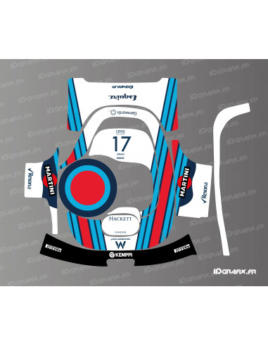 Sticker Martini F1 Edition - Robot de tonte Segway Navimow H -  Idgrafix