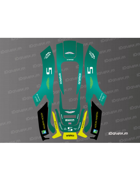 Aston Martin F1 Edition Aufkleber - PARKSIDE Rasenmäherroboter (PMRDA 20 - PMRA 20) - Idgrafix Aston Martin F1 Edition Aufkleber - PARKSIDE Rasenmäherroboter (PMRDA 20 - PMRA 20) - Idgrafix