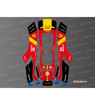 Pegatina Edición Scuderia Le Mans - Robot cortacésped PARKSIDE (PMRDA 20 - PMRA 20) - Idgrafix
