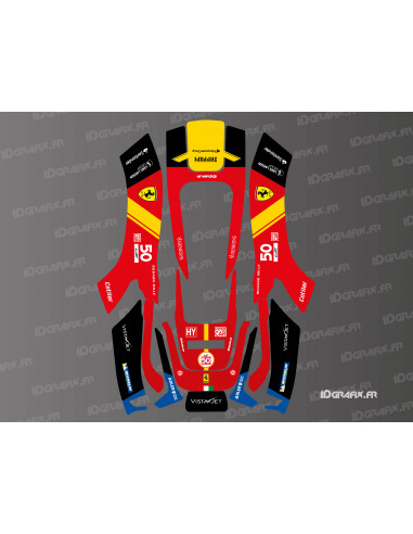 Pegatina Edición Scuderia Le Mans - Robot cortacésped PARKSIDE (PMRDA 20 - PMRA 20) - Idgrafix