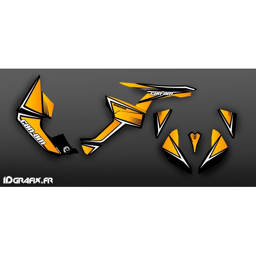 Kit decoration Yellow/Black Classic Series Medium - IDgrafix - Can Am Renegade - IDgrafix