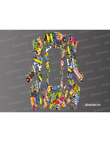 Edición Sticker Bomb - Cortacésped robótico PARKSIDE (PMRDA 20 - PMRA 20) - Idgrafix