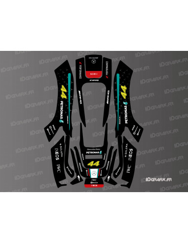 Pegatina Mercedes F1 Edition - Robot cortacésped PARKSIDE (PMRDA 20 - PMRA 20) - Idgrafix