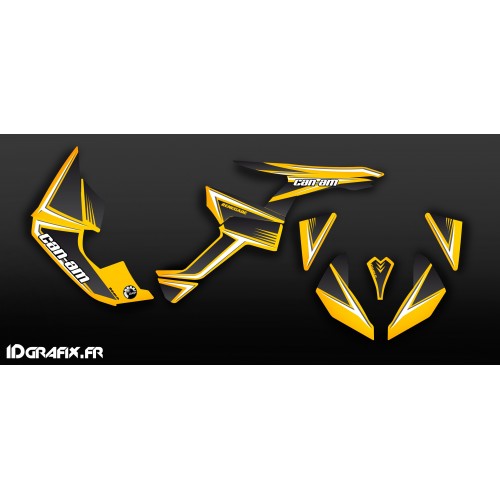 Kit decoration Yellow/Grey Classic Series Medium - IDgrafix - Can Am Renegade - IDgrafix