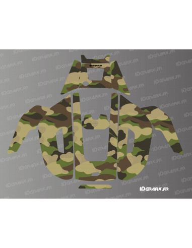 Sticker Camo Army Edition - Mammotion YUKA mowing robot - Idgrafix