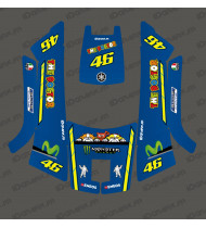 Aufkleber Rossi Moto GP Edition – Husqvarna AUTOMOWER 105 Roboter-Rasenmäher – Idgrafix