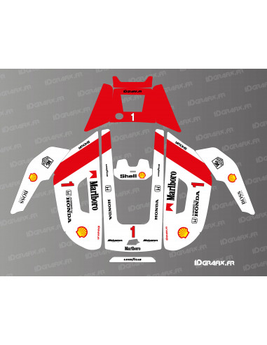 Pegatina Marlboro Edición F1 - Robot cortacésped Mammotion YUKA - Idgrafix