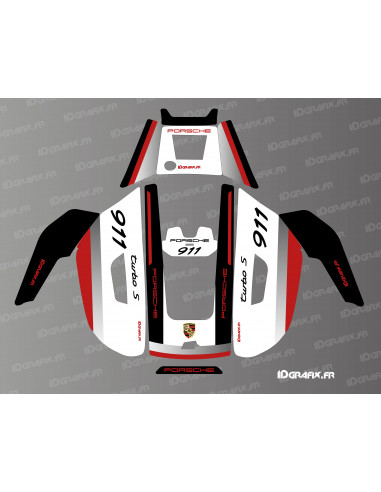 Pegatina Porsche 911 Edition - Robot cortacésped Mammotion YUKA - Idgrafix