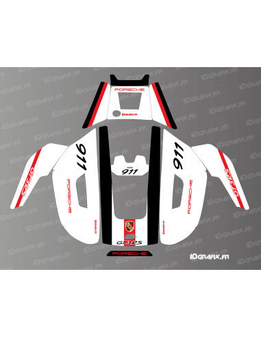 Aufkleber Porsche 911 GT3 RS Edition - Mammotion YUKA Mähroboter - Idgrafix
