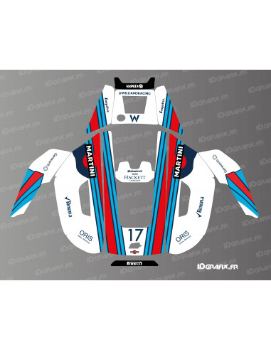 Adesivo Williams Martini F1 Edition - Robot tagliaerba Mammotion YUKA - Idgrafix