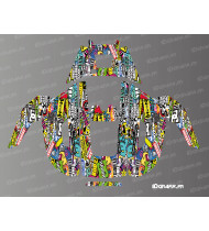 Sticker Bomb Edition - Robot cortacésped Mammotion YUKA - Idgrafix