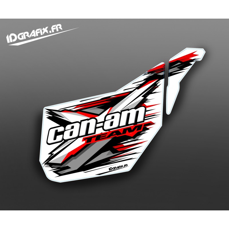 Kit dekor-Tür-Original-XTeam (Rot) - IDgrafix - Can Am -idgrafix