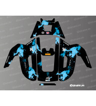 Pegatina Monster Edition (Azul) - Robot cortacésped Mammotion YUKA - Idgrafix