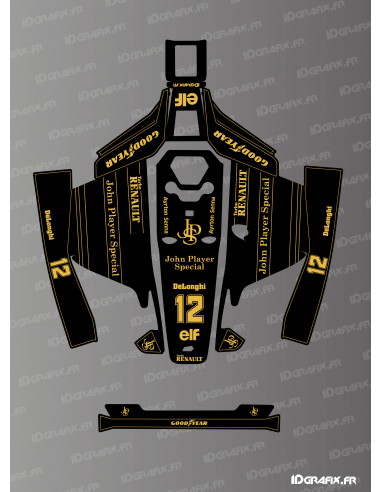 Pegatina John Player Special F1 - Robot cortacésped Mammotion LUBA 1 - Idgrafix