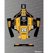 Adesivo Dewalt Nascar Edition - Robot tagliaerba Mammotion LUBA 1 - Idgrafix