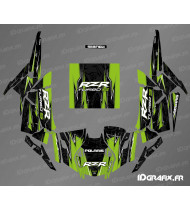 Kit de decoració Flash Edition (verd) - IDgrafix - Polaris RZR 1000 Turbo / Turbo S - Idgrafix